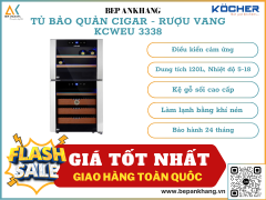 Tủ bảo quản tích hợp Cigar và rượu vang Kocher KCWEU 3338